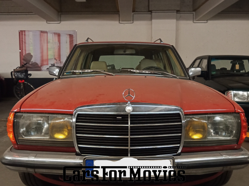 CarsForMovies | Mercedes Benz 230 TE 1982 Deutschland Orange Beige Zivilfahrzeug Kombi Berlin 6891 Dachgepäckträger